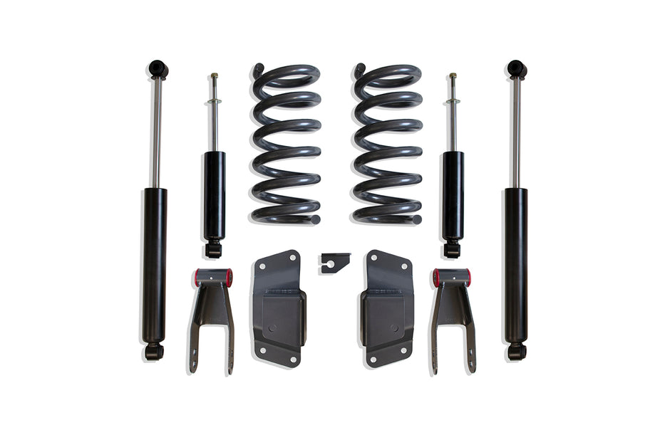 1988-1998 SILVERADO/SIERRA 1500 2WD 2"/4" LOWERING KIT W/ COILS (V6 MODELS)