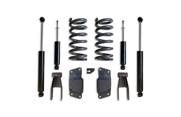 1988-1998 SILVERADO/SIERRA 1500 2WD 2"/4" LOWERING KIT W/ COILS (V8 MODELS)