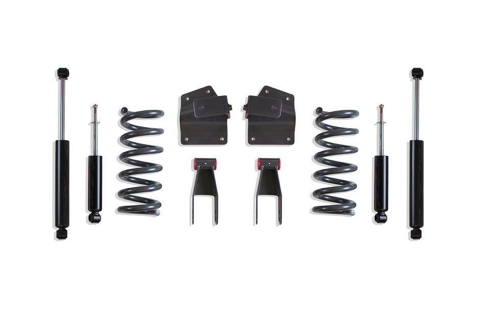 1999-2006 SILVERADO/SIERRA 1500 2WD 2"/4 LOWERING KIT (V8, COILS)