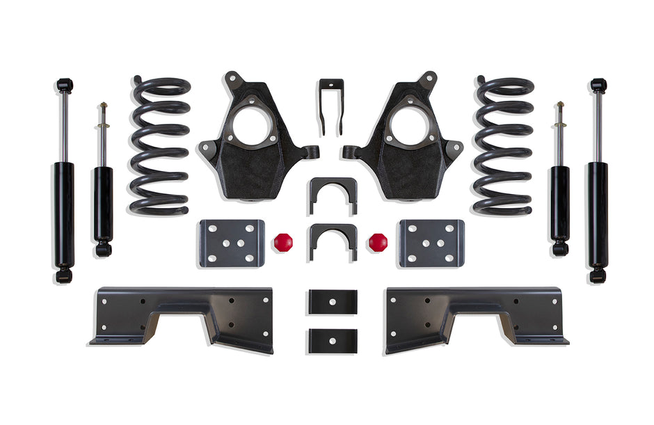 1999-2006 SILVERADO/SIERRA 1500 2WD 4"/6" LOWERING KIT (V6)