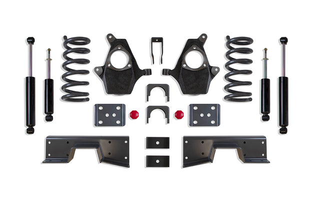 1999-2006 SILVERADO/SIERRA 1500 2WD 4"/6" LOWERING KIT (V6)