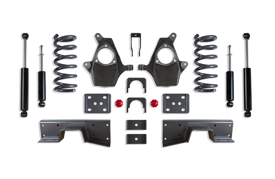 1999-2006 SILVERADO/SIERRA 1500 2WD 4"/6" LOWERING KIT (V8)
