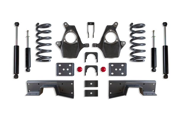 1999-2006 SILVERADO/SIERRA 1500 2WD 4"/6" LOWERING KIT (V8)