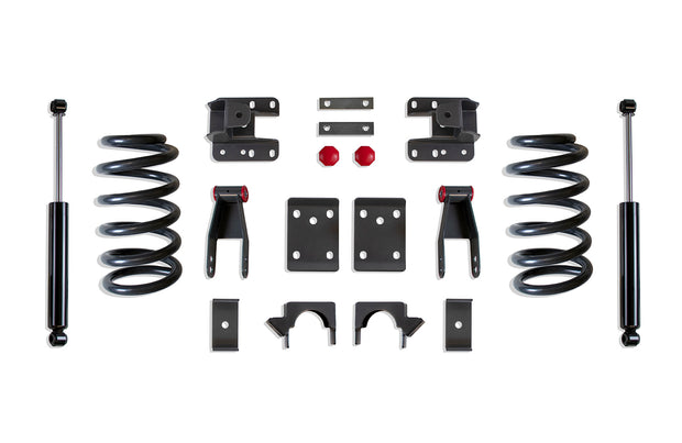 2007-2013 SILVERADO/SIERRA 1500 2WD/4WD 2"/4" LOWERING KIT (COILS, SINGLE CAB)