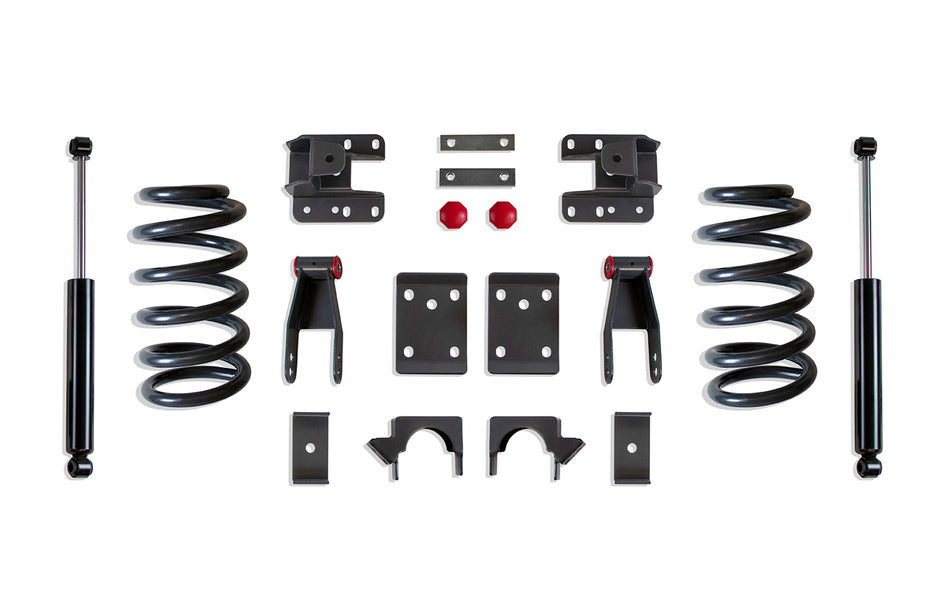 2007-2013 SILVERADO/SIERRA 1500 2WD/4WD 2"/4" LOWERING KIT (COILS, EXT/CREW CAB)