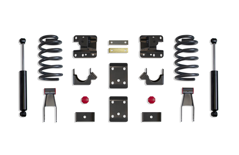 2014-2018 SILVERADO/SIERRA 1500 2WD/4WD 2"/4" LOWERING KIT (COILS, SINGLE CAB)