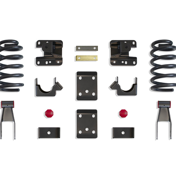 2014-2018 SILVERADO/SIERRA 1500 2WD/4WD 2"/4" LOWERING KIT (COILS, EXT/CREW CAB)