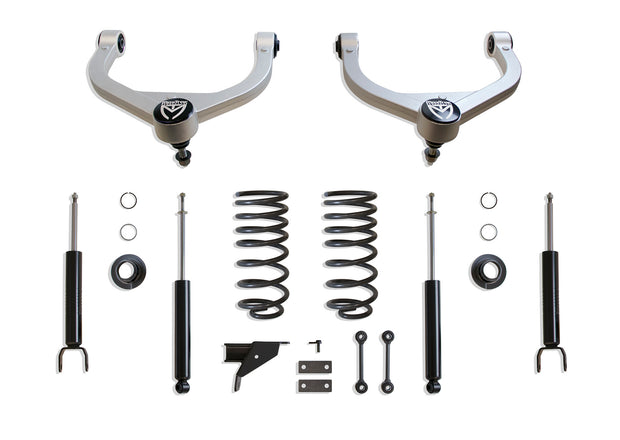2019-2025 RAM 1500 (6-LUG) 2WD/4WD 2"/4" LOWERING KIT W/ CAMBER CORRECTION UPPER ARMS
