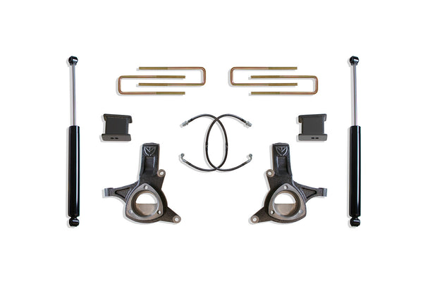 2016-2018 SIILVERADO/SIERRA 1500 2WD 5" LIFT KIT (MAX TRAC SHOCKS) (STAMPED STEEL ARMS)
