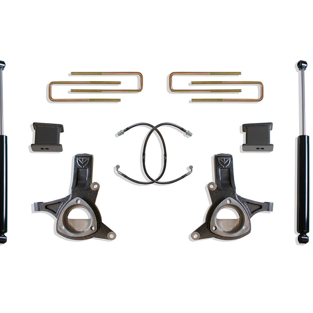 2016-2018 SIILVERADO/SIERRA 1500 2WD 5" LIFT KIT (MAX TRAC SHOCKS) (STAMPED STEEL ARMS)