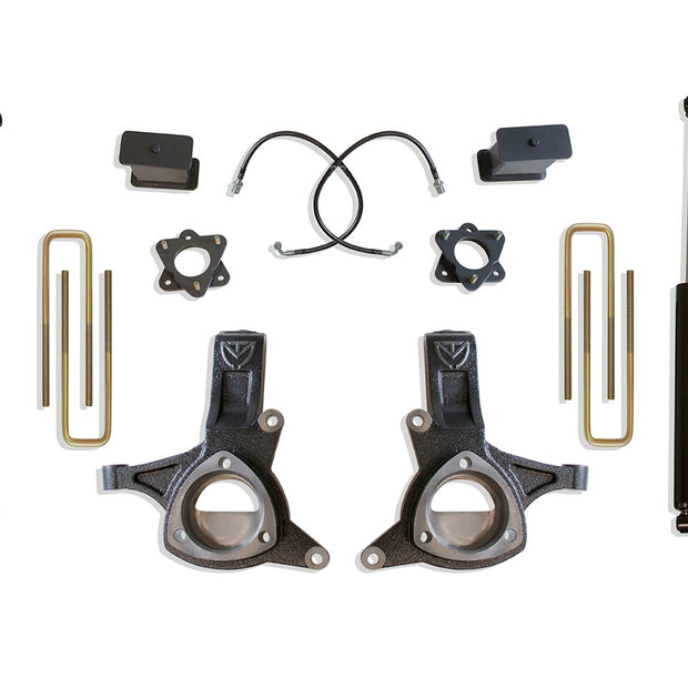 2016-2018 SIILVERADO/SIERRA 1500 2WD 7" LIFT KIT (MAX TRAC SHOCKS) (STAMPED STEEL ARMS)