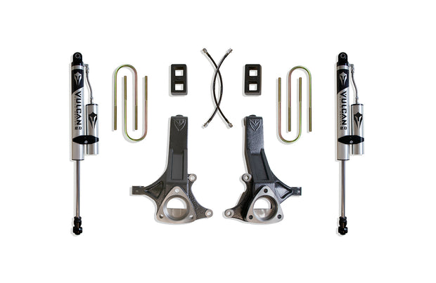 2002-2008 RAM 1500 (5-LUG) 2WD 4.5" LIFT KIT (VULCAN RESERVOIR SHOCKS)