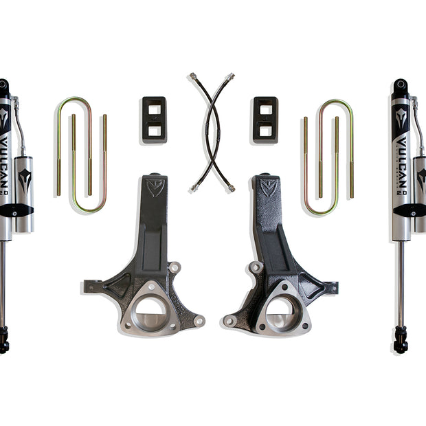 2002-2008 RAM 1500 (5-LUG) 2WD 4.5" LIFT KIT (VULCAN RESERVOIR SHOCKS)