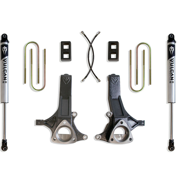 2002-2008 RAM 1500 (5-LUG) 2WD 4.5" LIFT KIT (VULCAN IFP SHOCKS)
