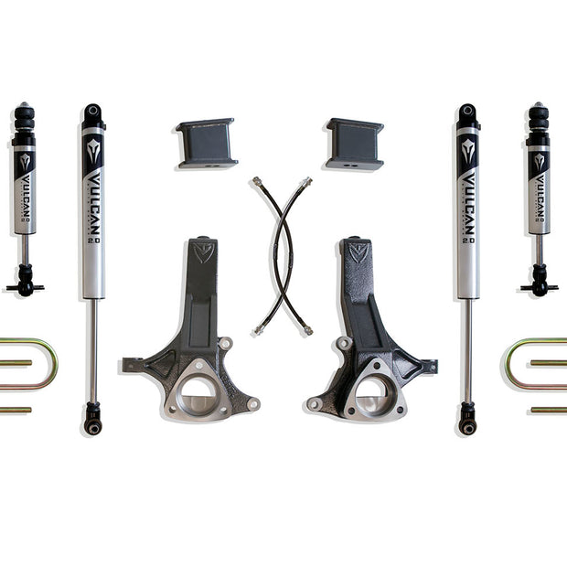 2002-2008 RAM 1500 (5-LUG) 2WD 7" LIFT KIT (VULCAN IFP SHOCKS) (4.7L)
