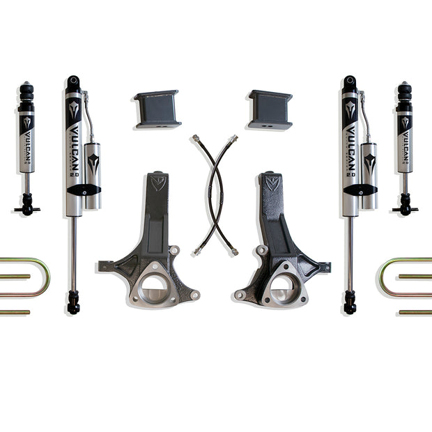 2002-2008 RAM 1500 (5-LUG) 2WD 7" LIFT KIT (VULCAN IFP FRONT/VULCAN RESERVOIR SHOCKS REAR) (5.7L)