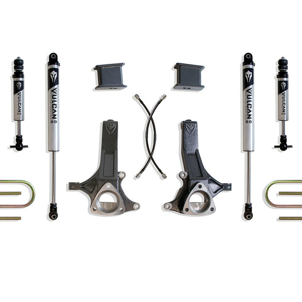 2002-2008 RAM 1500 (5-LUG) 2WD 7" LIFT KIT (VULCAN IFP SHOCKS (5.7L)