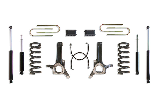 2003-2008 RAM 2500/3500 2WD 6.5" LIFT KIT (DIESEL, 3.625" X 10" U-BOLTS)