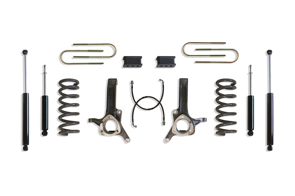 2003-2008 RAM 3500 2WD DIESEL 6.5" LIFT KIT (4.125" X 16.5" U-BOLTS) (DUALLY MODELS) (MAX TRAC SHOCKS)