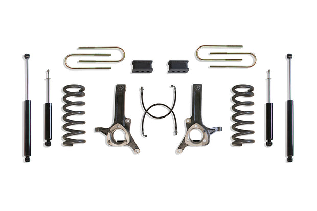 2003-2008 RAM 3500 2WD DIESEL 6.5" LIFT KIT (4.125" X 16.5" U-BOLTS) (DUALLY MODELS) (MAX TRAC SHOCKS)
