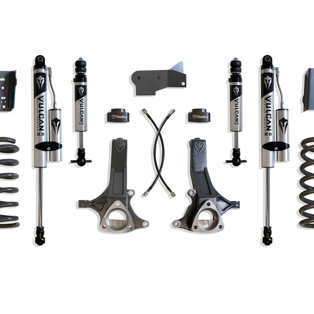 2009-2024 RAM 1500 (5-LUG) 2WD 6.5" LIFT KIT (VULCAN IFP FRONT/VULCAN RESERVOIR SHOCKS REAR) (ECODIESEL)