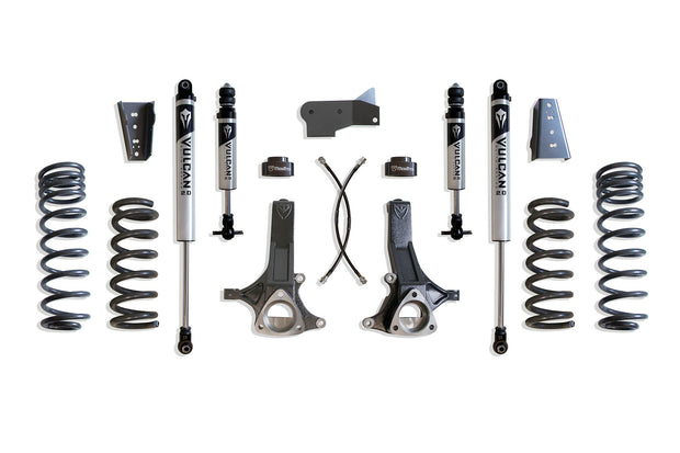 2009-2024 RAM 1500 (5-LUG) 2WD 6.5" LIFT KIT (VULCAN IFP SHOCKS) (ECODIESEL)