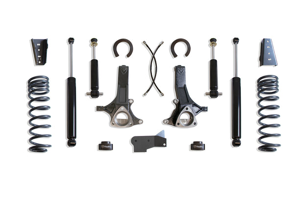 2009-2024 RAM 1500 (5-LUG) 2WD 6.5" LIFT KIT (MAX TRAC SHOCKS, V6)