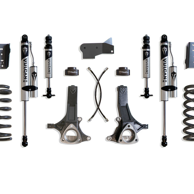 2009-2024 RAM 1500 (5-LUG) 2WD 7" LIFT KIT (VULCAN IFP FRONT/VULCAN RESERVOIR SHOCKS REAR) (4.7L)