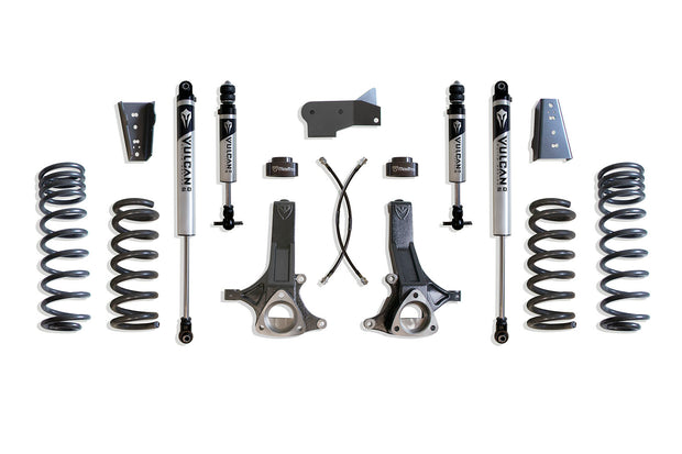2009-2024 RAM 1500 (5-LUG) 2WD 7" LIFT KIT (VULCAN IFP SHOCKS) (4.7L)
