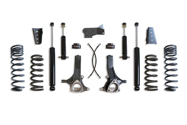 2009-2024 RAM 1500 (5-LUG) 2WD 7" LIFT KIT (MAX TRAC SHOCKS, 4.7L)