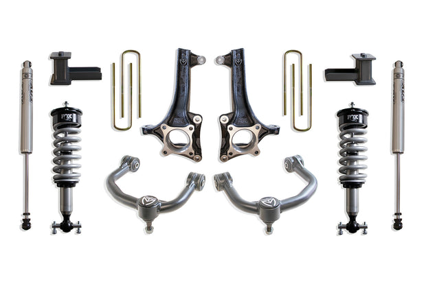 2021-2025 F-150 2WD 6" LIFT KIT W/ FOX SHOCKS & UPPER CONTROL ARMS (FORMERLY K884175F)