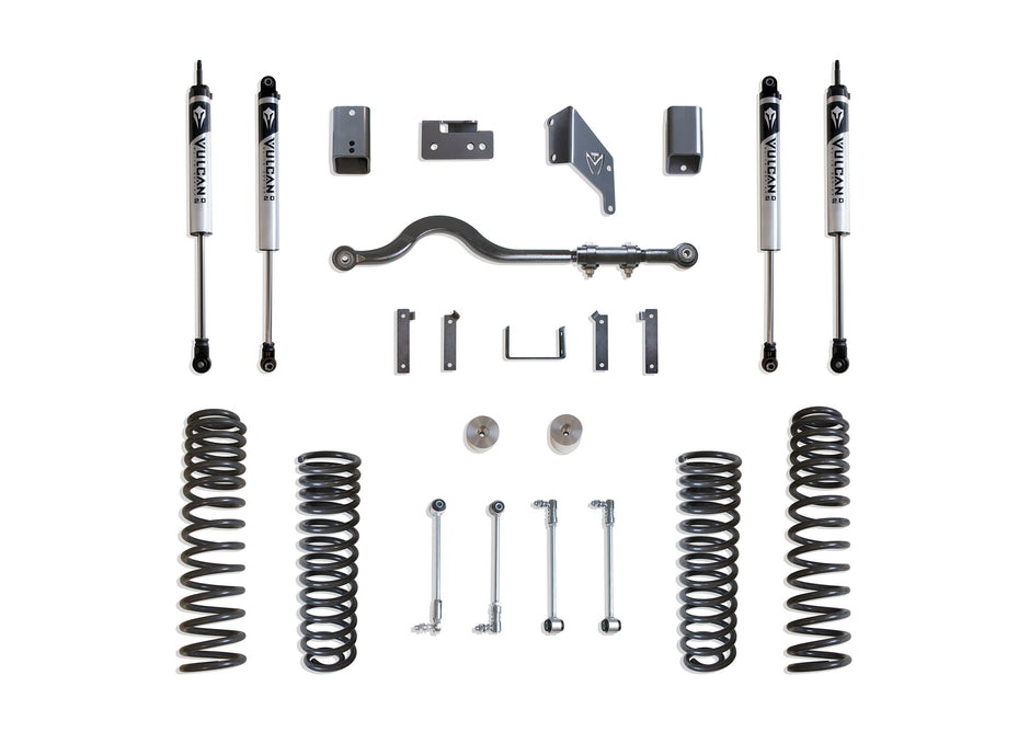 2007-2018 JEEP JK WRANGLER 4.5" LIFT KIT W/ VULCAN IFP SHOCKS