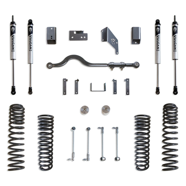 2007-2018 JEEP JK WRANGLER 4.5" LIFT KIT W/ VULCAN IFP SHOCKS