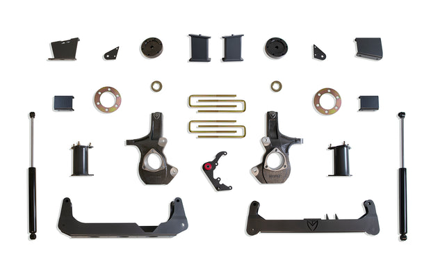 2007-2013 SILVERADO/SIERRA 1500 2WD/4WD 7" CROSSMEMBER LIFT KIT