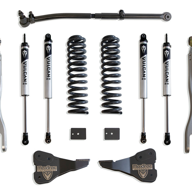 2017-2022 F-250/F-350 4WD DIESEL 2.5" LIFT KIT W/ 4-LINKS (VULCAN SHOCKS)