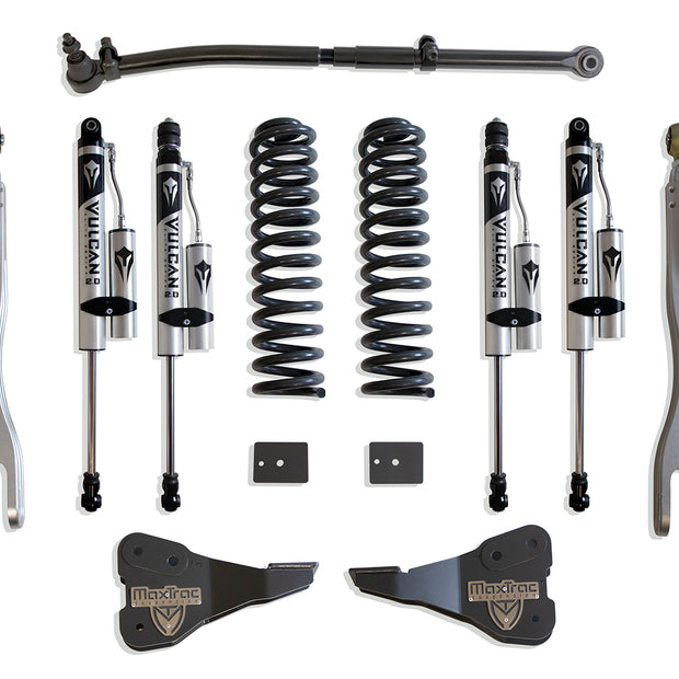 2017-2022 F-250/F-350 4WD DIESEL 2.5" LIFT KIT W/ 4-LINKS (VULCAN RESERVOIR SHOCKS)