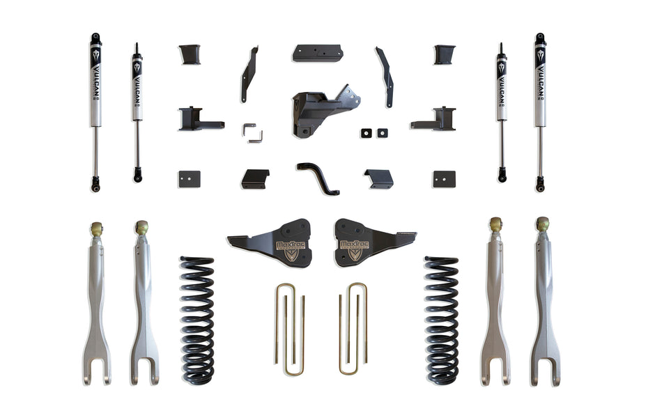 2017-2022 F-250/F-350 4WD DIESEL 4" LIFT KIT W/ 4-LINKS (VULCAN SHOCKS)