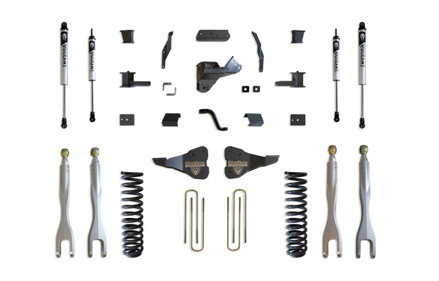 2017-2022 F-250/F-350 4WD DIESEL 4" LIFT KIT W/ 4-LINKS (VULCAN SHOCKS)