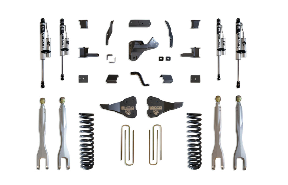2017-2022 F-250/F-350 4WD DIESEL 4" LIFT KIT W/ 4-LINKS (VULCAN RESERVOIR SHOCKS)