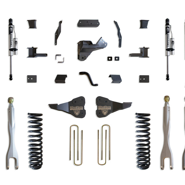 2017-2022 F-250/F-350 4WD DIESEL 4" LIFT KIT W/ 4-LINKS (VULCAN RESERVOIR SHOCKS)