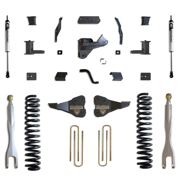 2017-2022 F-250/F-350 4WD DIESEL 8" LIFT KIT W/ 4-LINKS (VULCAN SHOCKS)