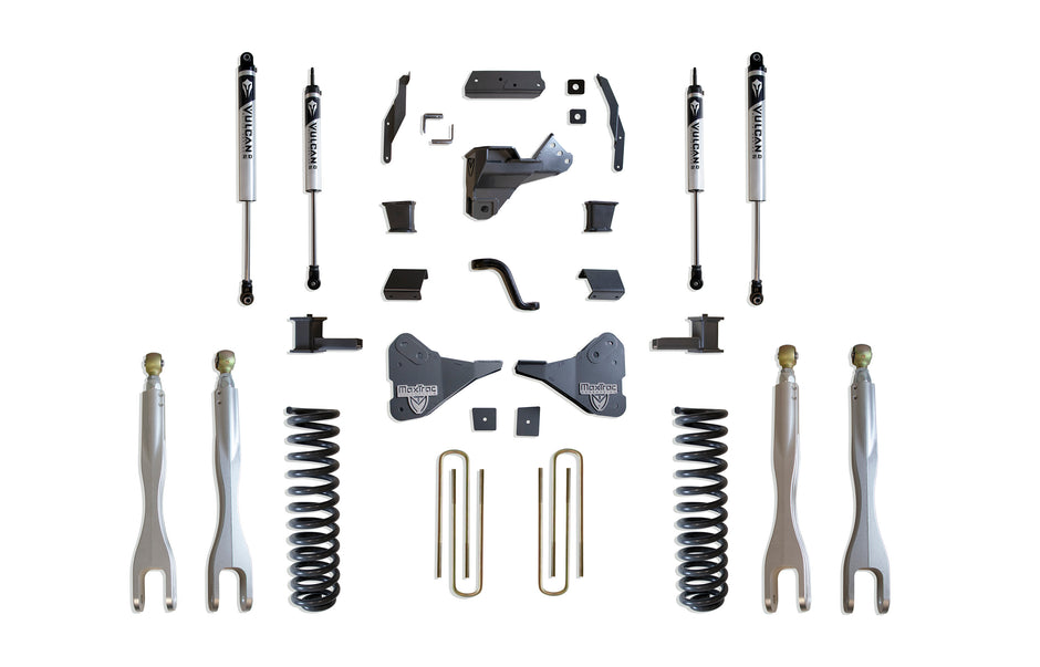 2023-2025 F-250/F-350 4WD DIESEL 4" LIFT KIT W/ 4-LINKS (VULCAN IFP SHOCKS)