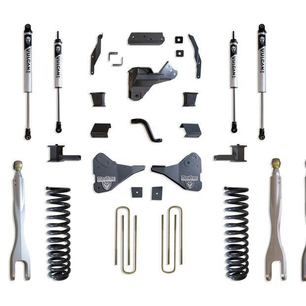 2023-2025 F-250/F-350 4WD DIESEL 4" LIFT KIT W/ 4-LINKS (VULCAN IFP SHOCKS)