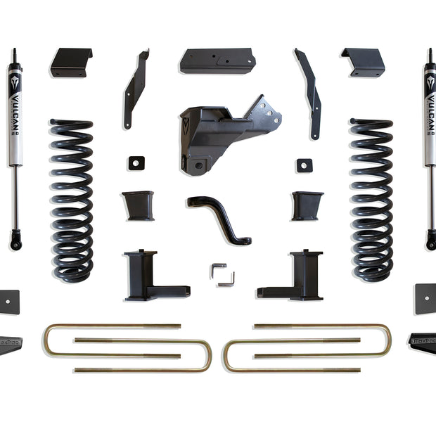 2023-2025 F-250/F-350 4WD DIESEL 6" LIFT KIT (VULCAN RESERVOIR SHOCKS)