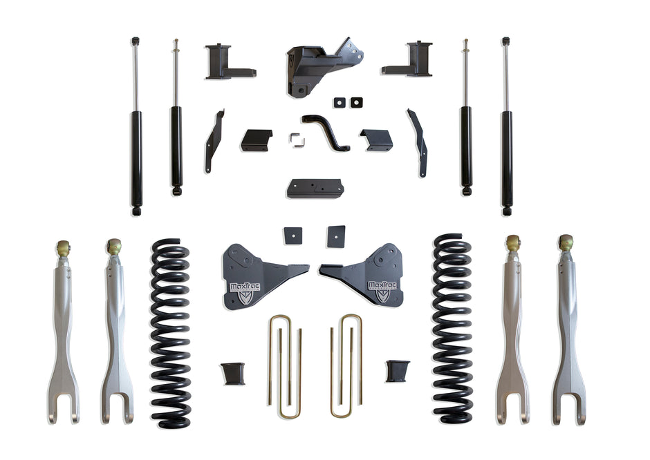 2023-2025 F-250/F-350 4WD DIESEL 8" LIFT KIT W/ 4-LINKS  (MAX TRAC SHOCKS)