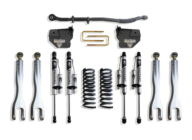 2014-2024 RAM 2500 4WD DIESEL 2.5" LIFT KIT W/ 4-LINKS (VULCAN RESERVOIR SHOCKS)