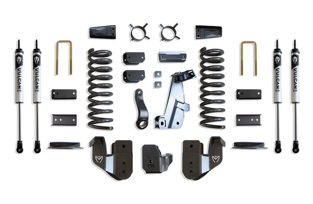 2014-2018 RAM 2500 4WD DIESEL 4" LIFT KIT (VULCAN SHOCKS) (FACTORY REAR AIR RIDE)