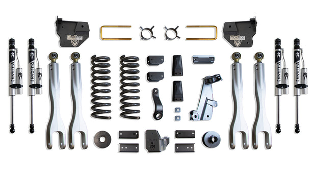 2014-2018 RAM 2500 4WD DIESEL 4" LIFT KIT W/ 4-LINKS (VULCAN RESERVOIR SHOCKS)