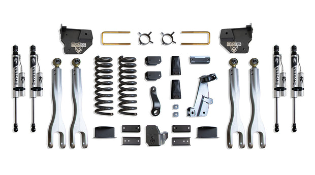 2014-2018 RAM 2500 4WD DIESEL 6" LIFT KIT W/ 4-LINKS (VULCAN RESERVOIR SHOCKS) (FACTORY REAR AIR RIDE)