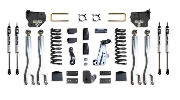 2014-2018 RAM 2500 4WD DIESEL 8" LIFT KIT W/ 4-LINKS (VULCAN SHOCKS) (FACTORY REAR AIR RIDE)